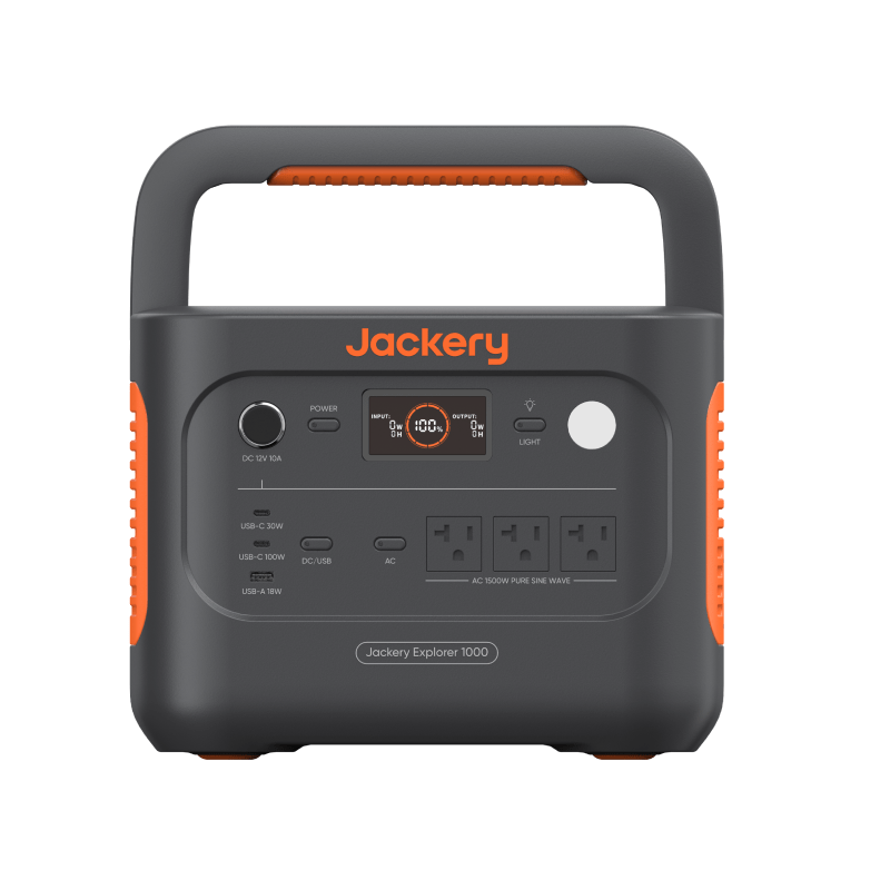 Jackery Explorer 1000 Portable Power Supply - Front View