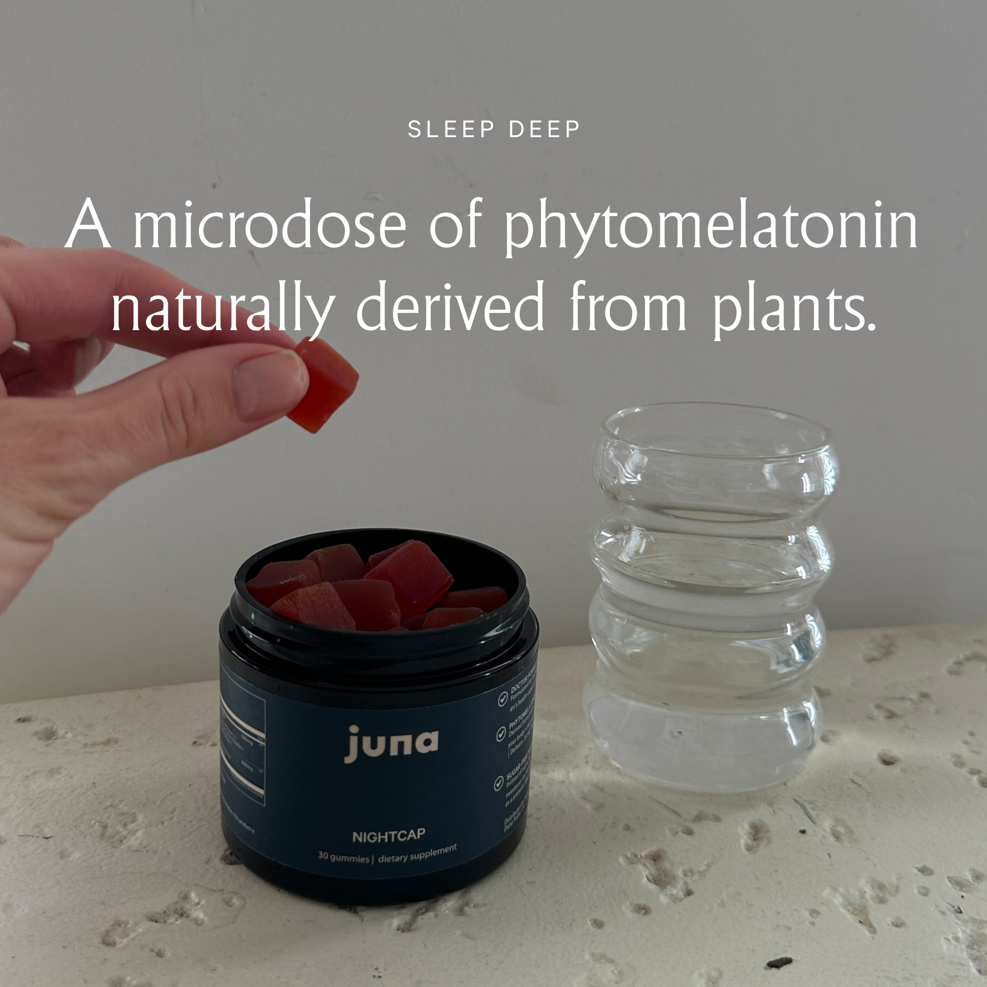 JUNA : Nightcap Gummies - Natural Phytomelatonin from Plants