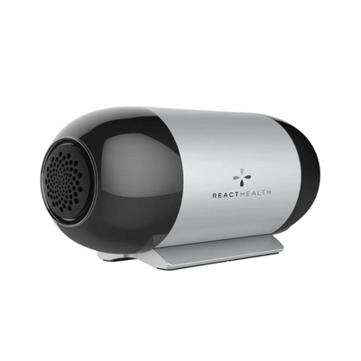 Luna TravelPAP auto CPAP machine, angled side view