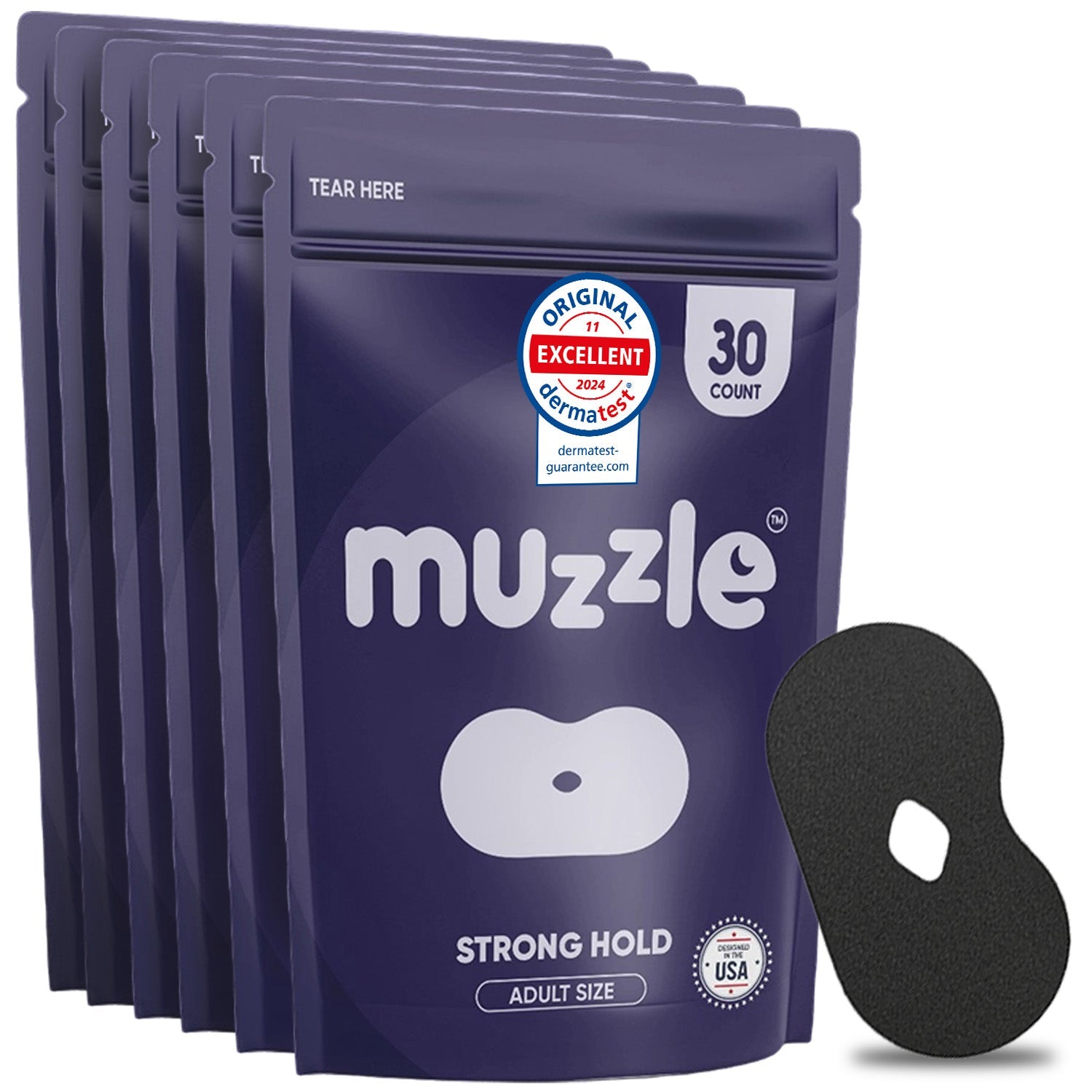 Muzzle® Mouth Tape for Adults (Strong Hold) - Heartstrong Sleep