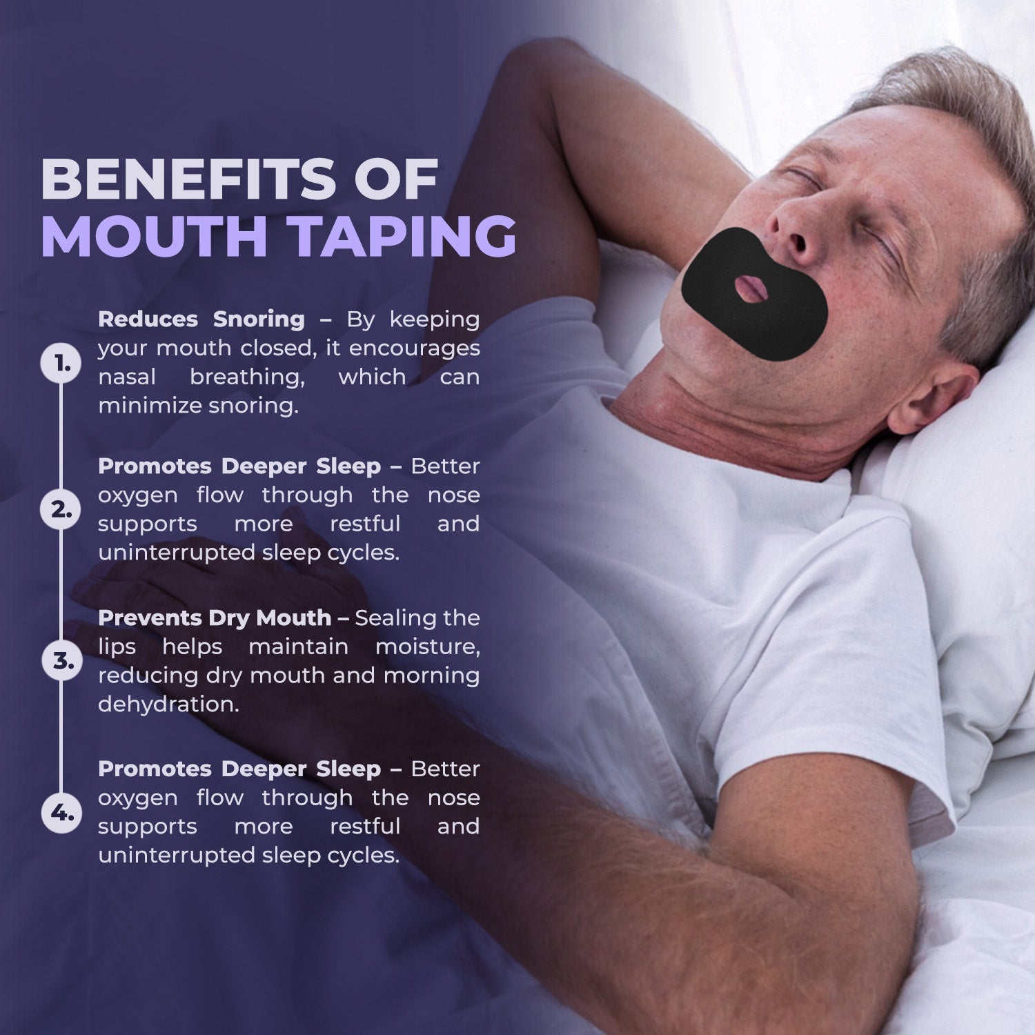 Muzzle® Mouth Tape for Adults (Strong Hold) - Heartstrong Sleep