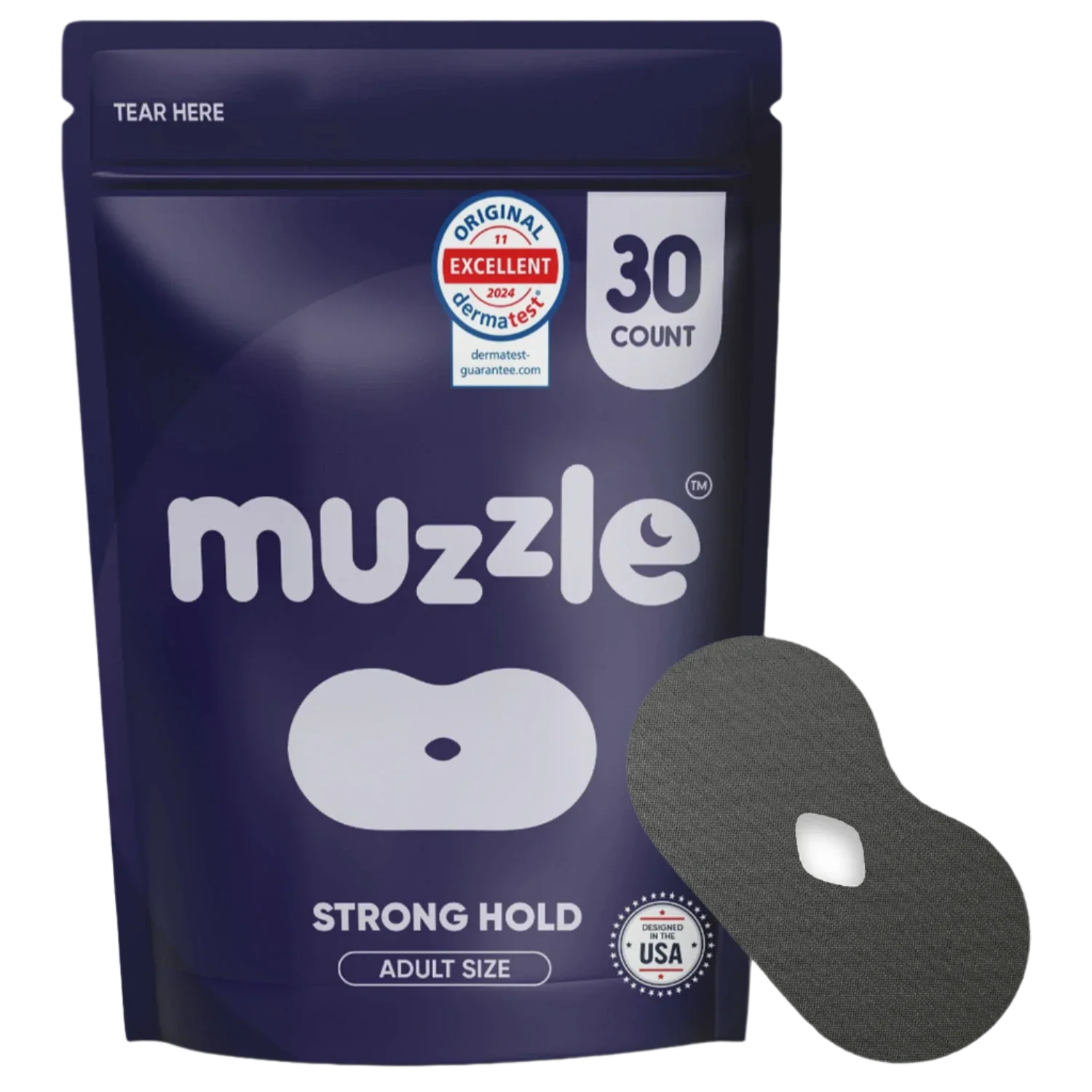 Muzzle® Mouth Tape for Adults (Strong Hold) - Heartstrong Sleep