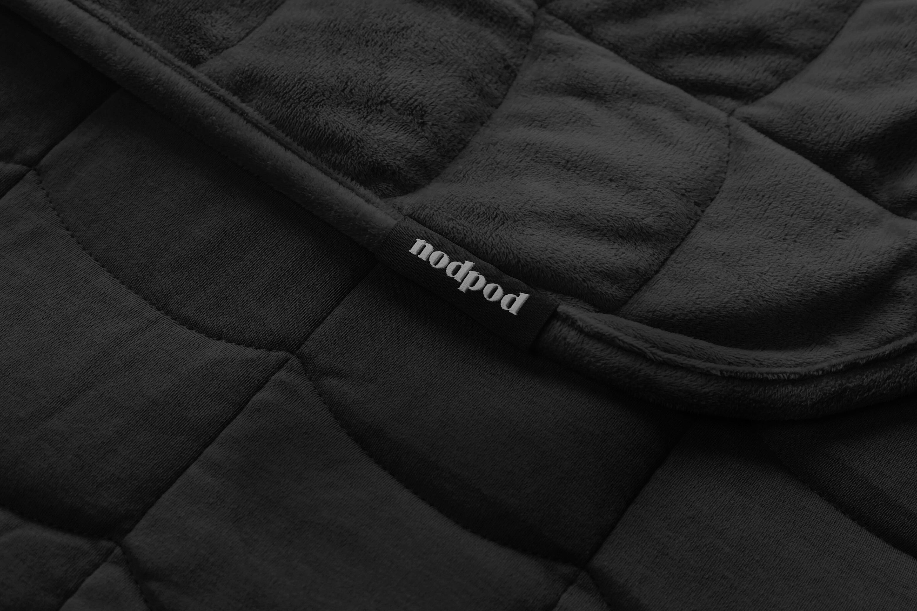 Nodpod Body Blanket - Black Onyx and Logo