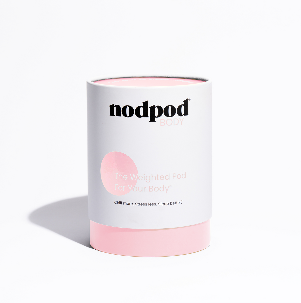 Nodpod BODY weighted blanket in Blush Pink