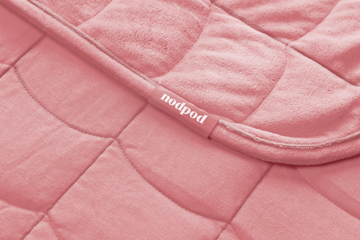 Nodpod BODY weighted blanket in Blush Pink
