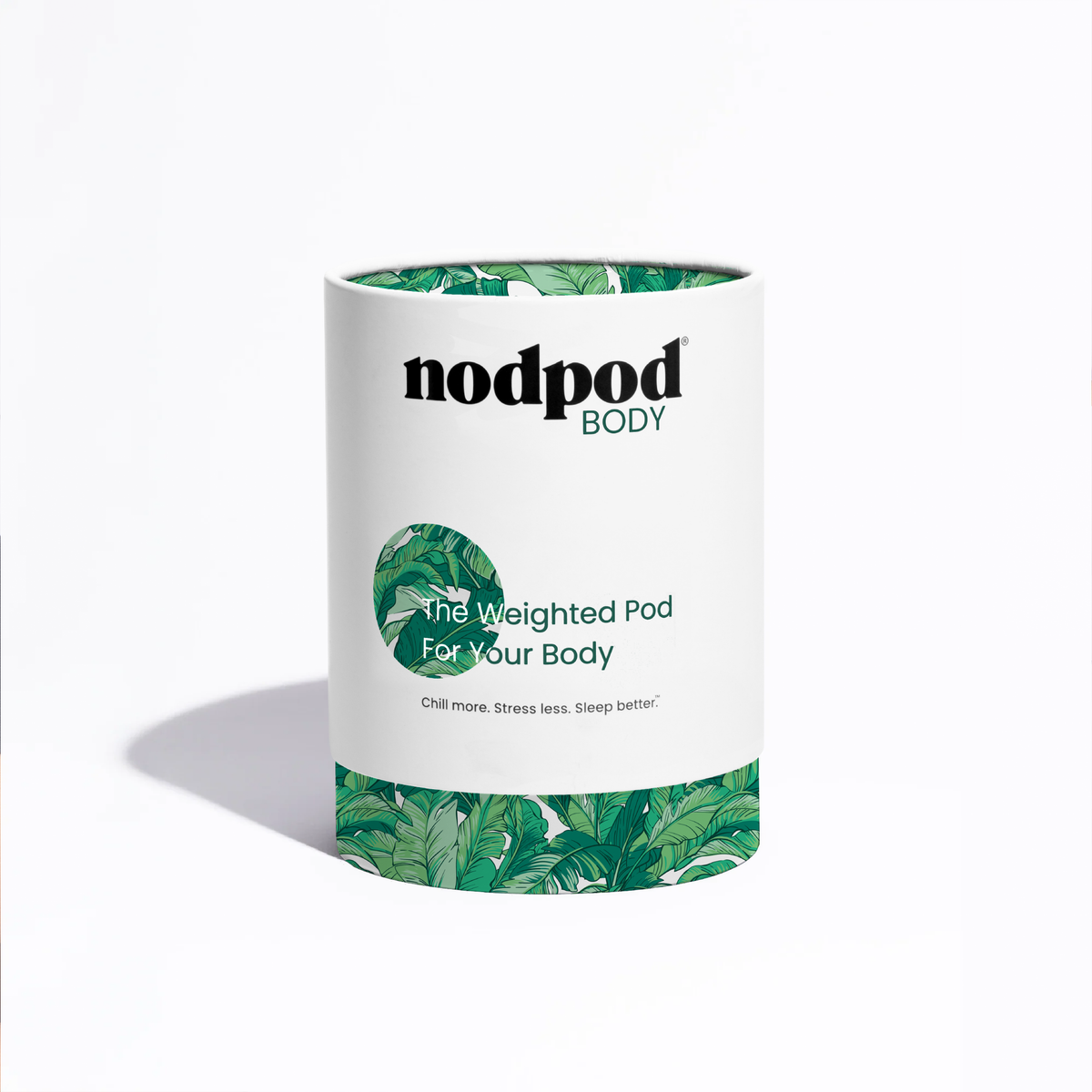 Nodpod BODY weighted blanket in Palm Leaf