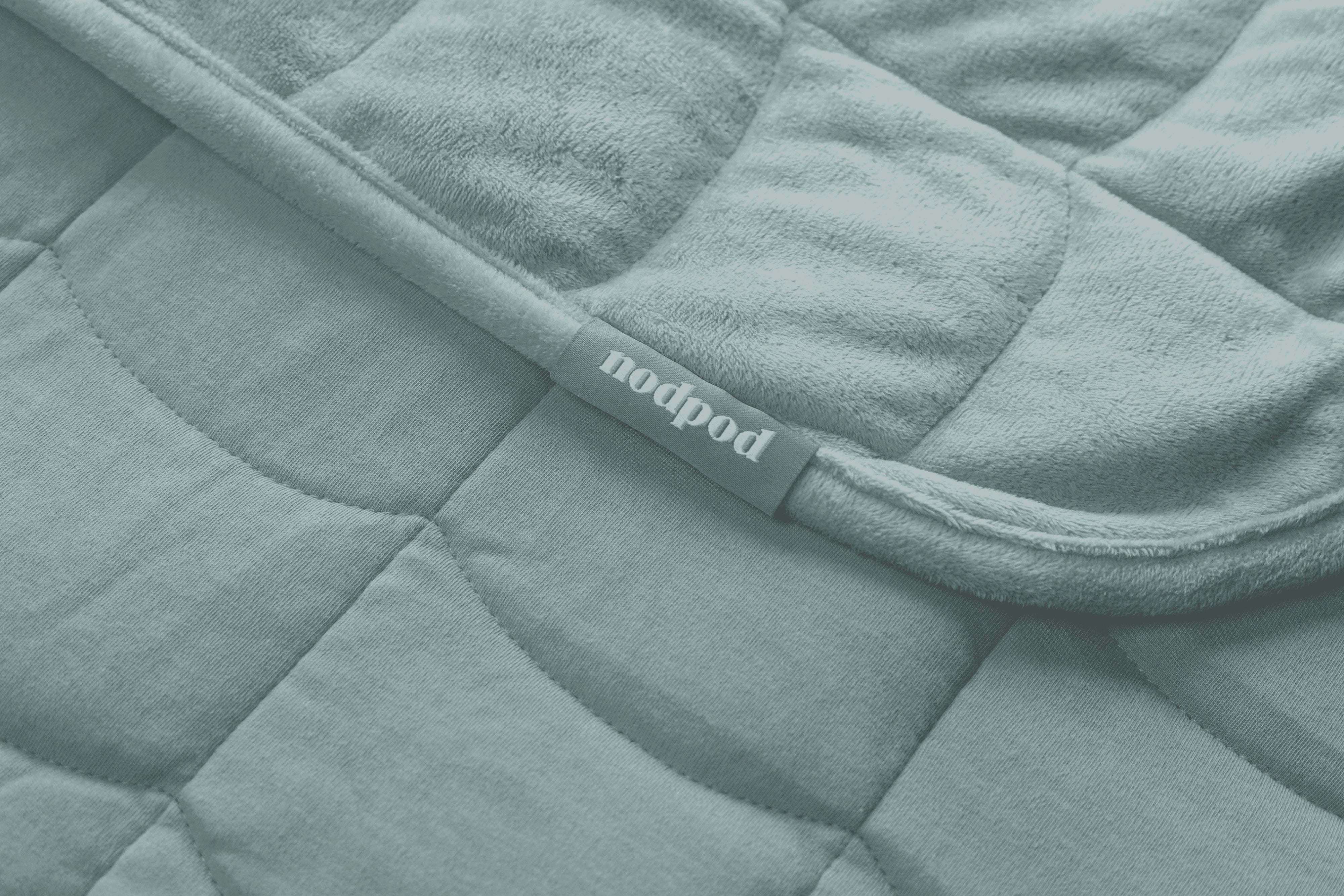 nodpod Body Blanket - Sage with Logo