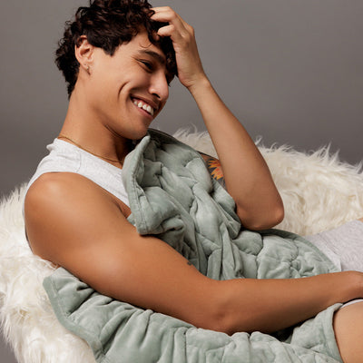 Nodpod BODY weighted blanket in Sage