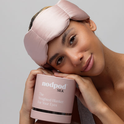Nodpod Mineralized Silk weighted sleep mask