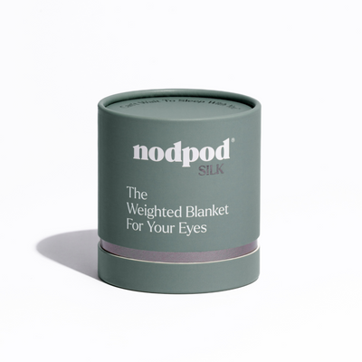 Nodpod Mineralized Silk weighted sleep mask in Sage
