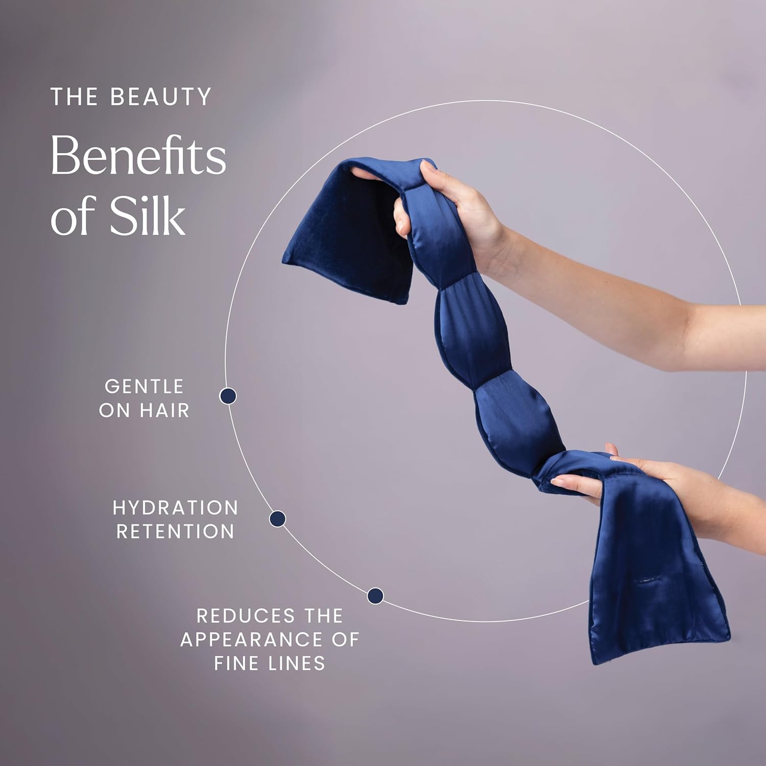 Nodpod : SILK Sleep Mask - Gentle, Hydrating, Smooth