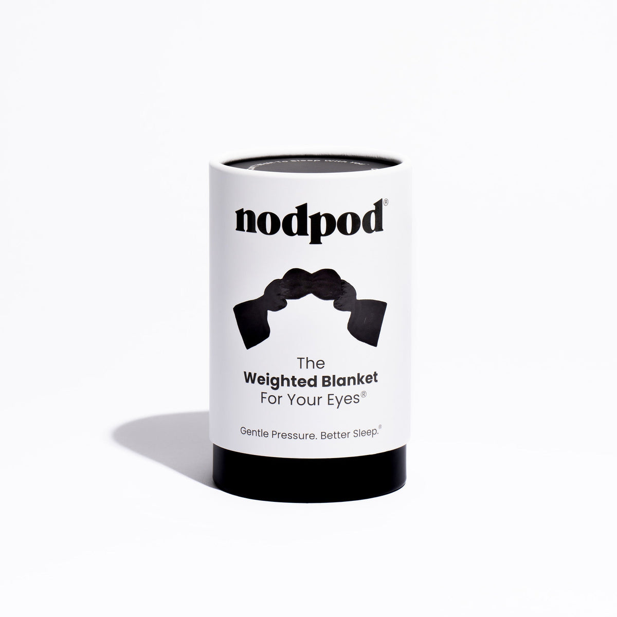 Nodpod weighted sleep mask in Black Onyx