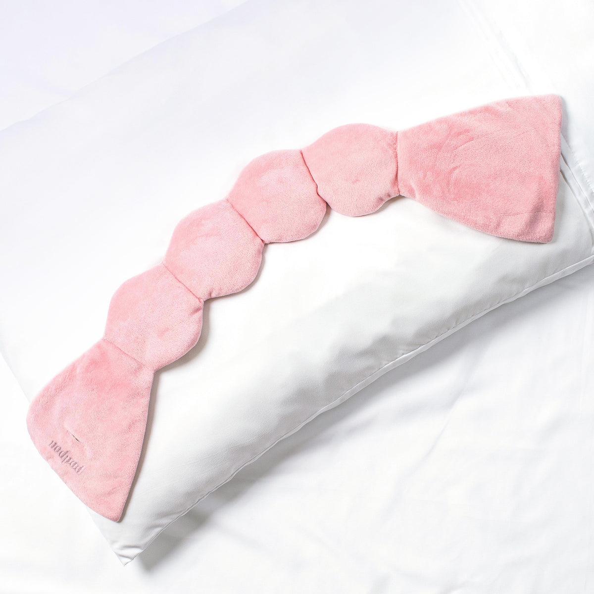 Nodpod weighted sleep mask in Blush Pink