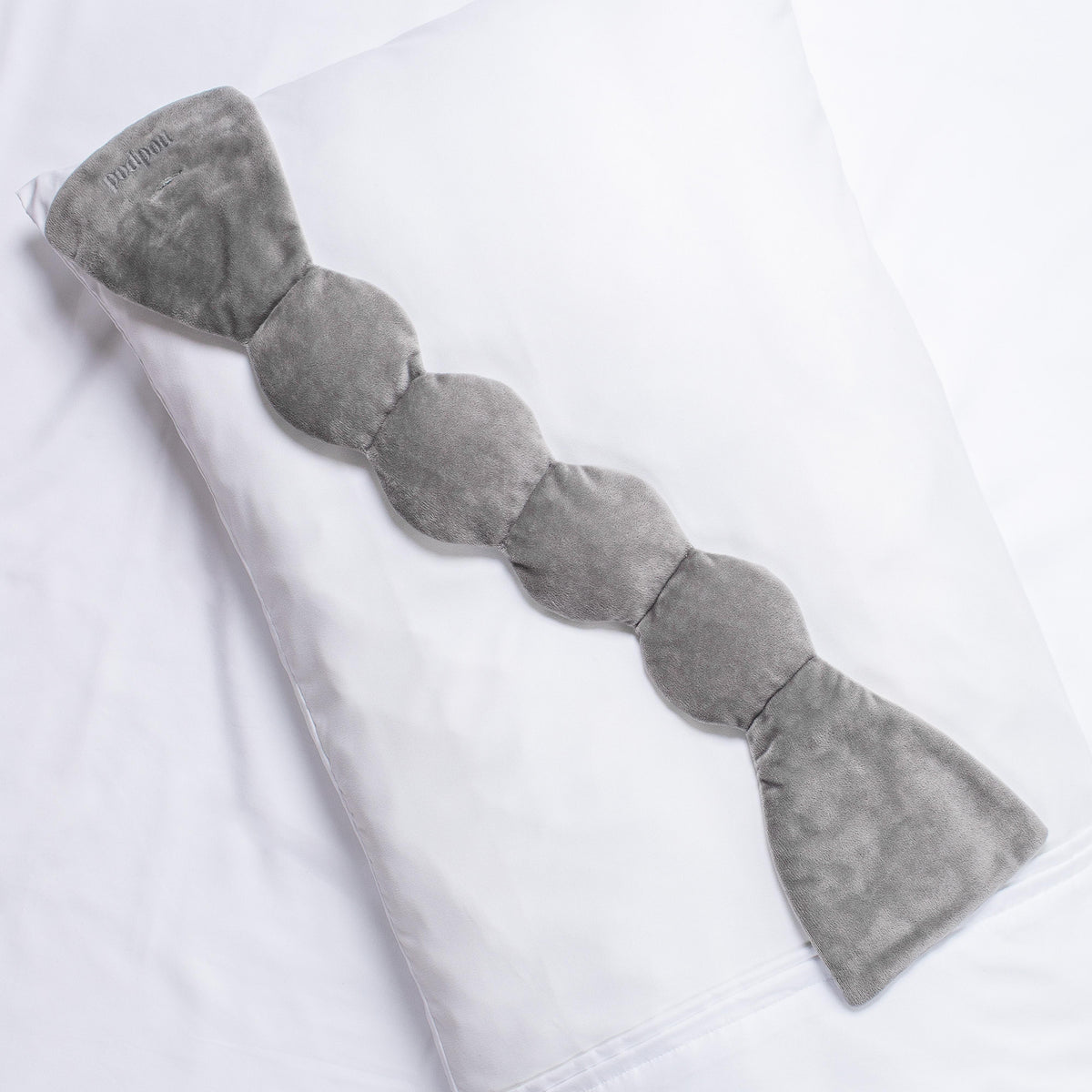 Nodpod weighted sleep mask in Elephant Gray