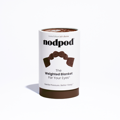 Nodpod weighted sleep mask in Espresso