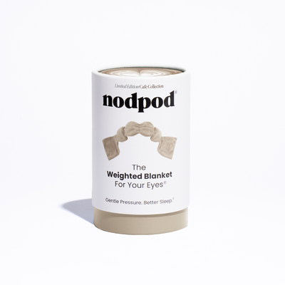 Nodpod weighted sleep mask in Latte