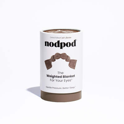 Nodpod weighted sleep mask in Mocha