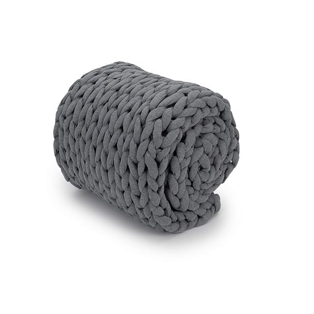 Nuzzie : Knit Weighted Blanket - Heather Color
