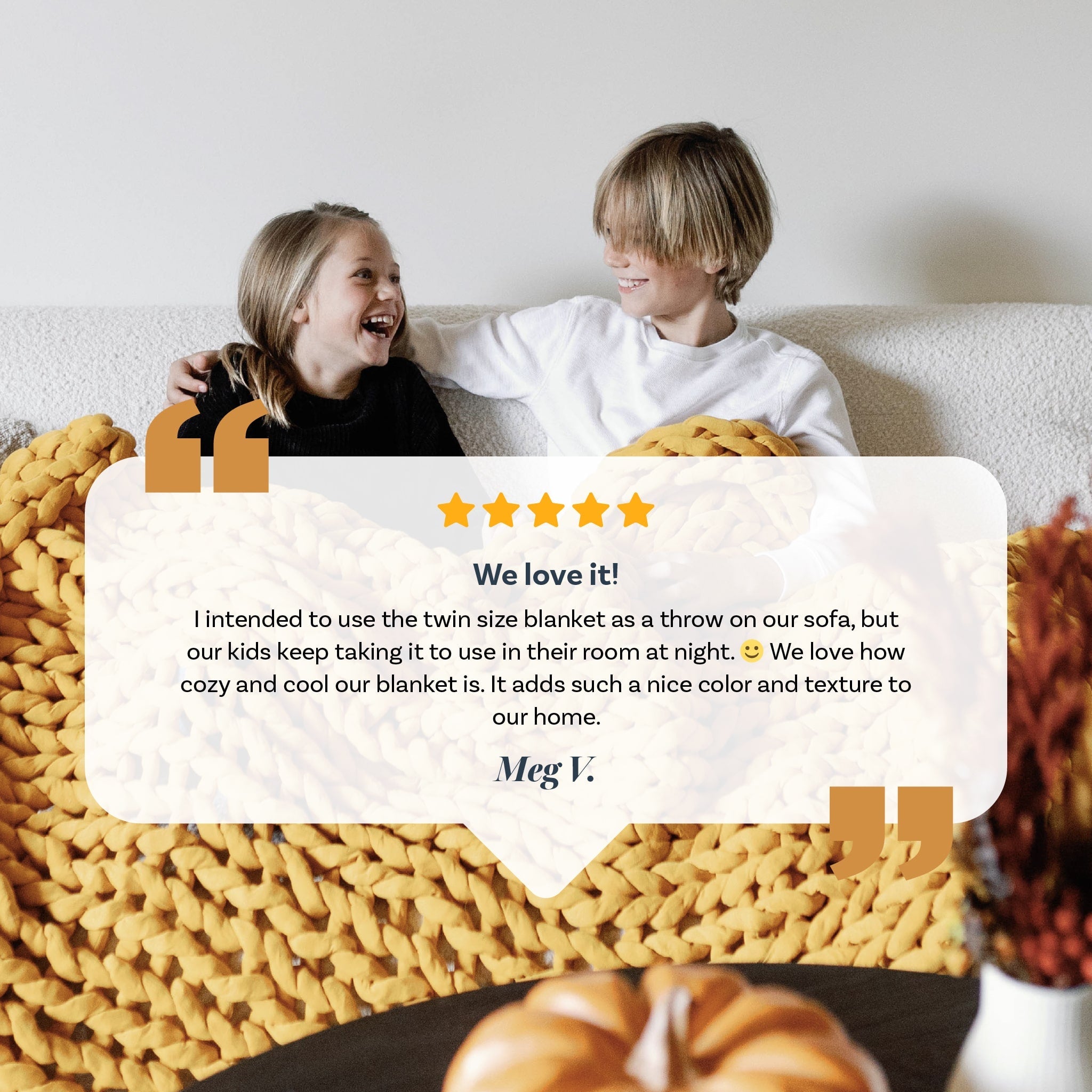 Nuzzie : Knit Weighted Blanket - Heartstrong Sleep