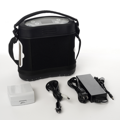 O2 Concepts Oxlife Liberty 2 - Portable Oxygen Concentrator, Bag, Power Chord
