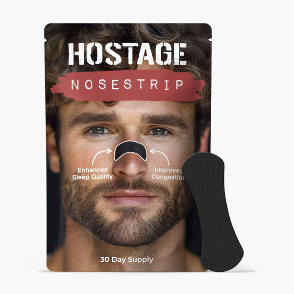 One-month supply 30-day pack of Hostage Nose Strips extra strength nasal dilators