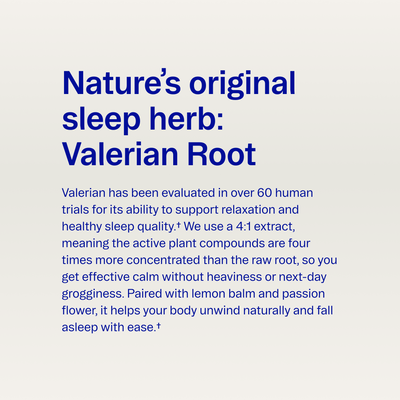 Ora Organic You're a Knockout sleep capsules highlighting melatonin-free calming botanicals