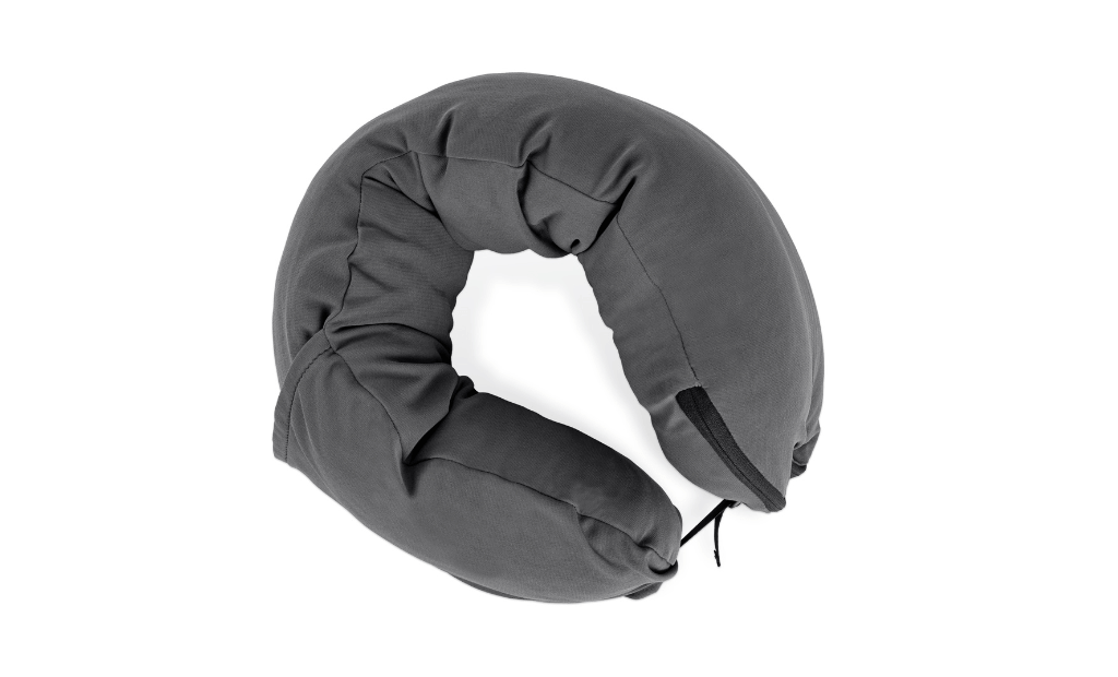 Overhead view of HEST Pro memory foam pillow showing soft removable sleeping surface