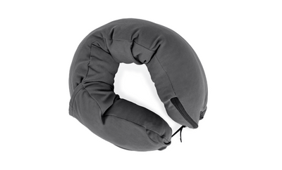Overhead view of HEST Pro memory foam pillow showing soft removable sleeping surface