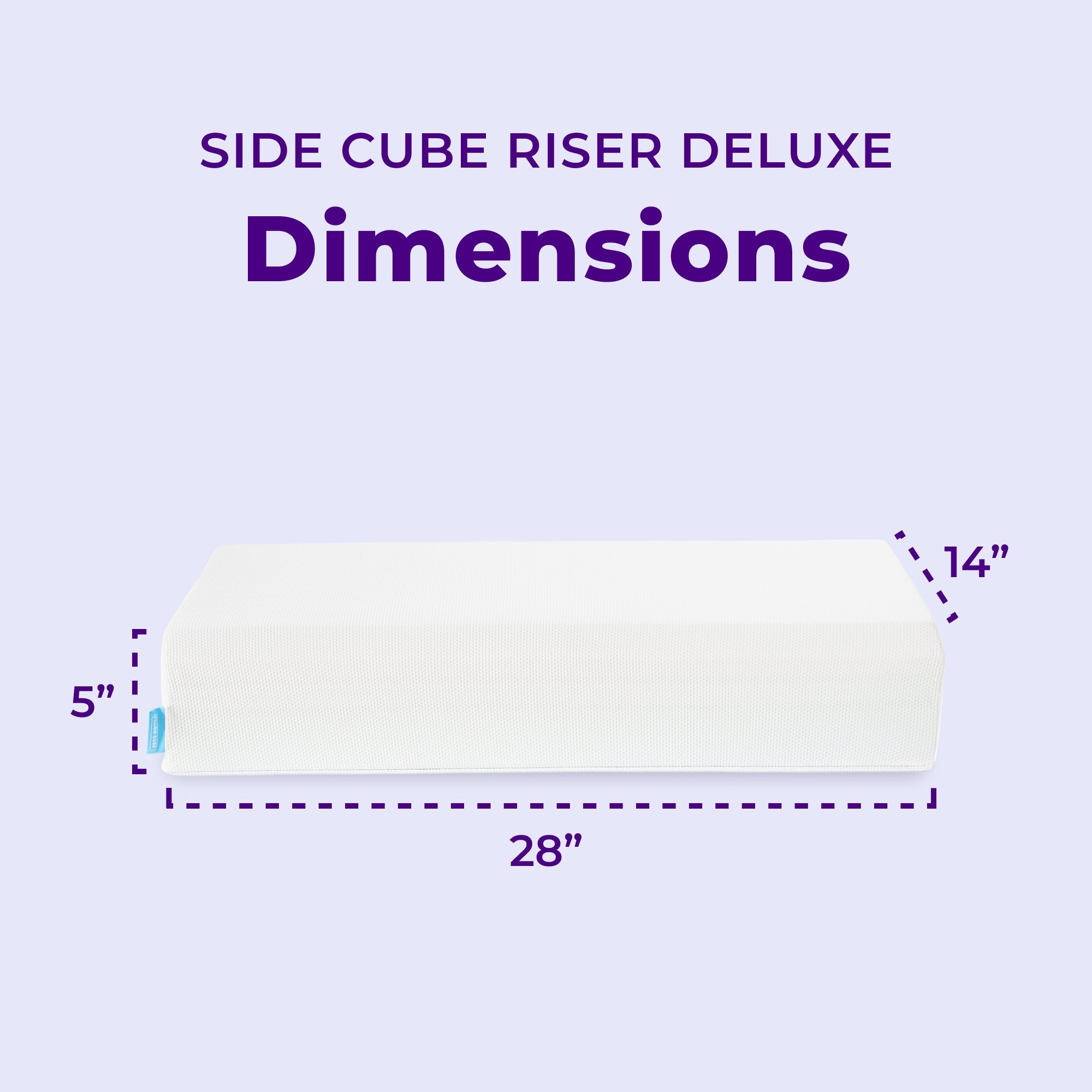 Pillow Cube Side Cube Riser Deluxe - Dimensions - 5