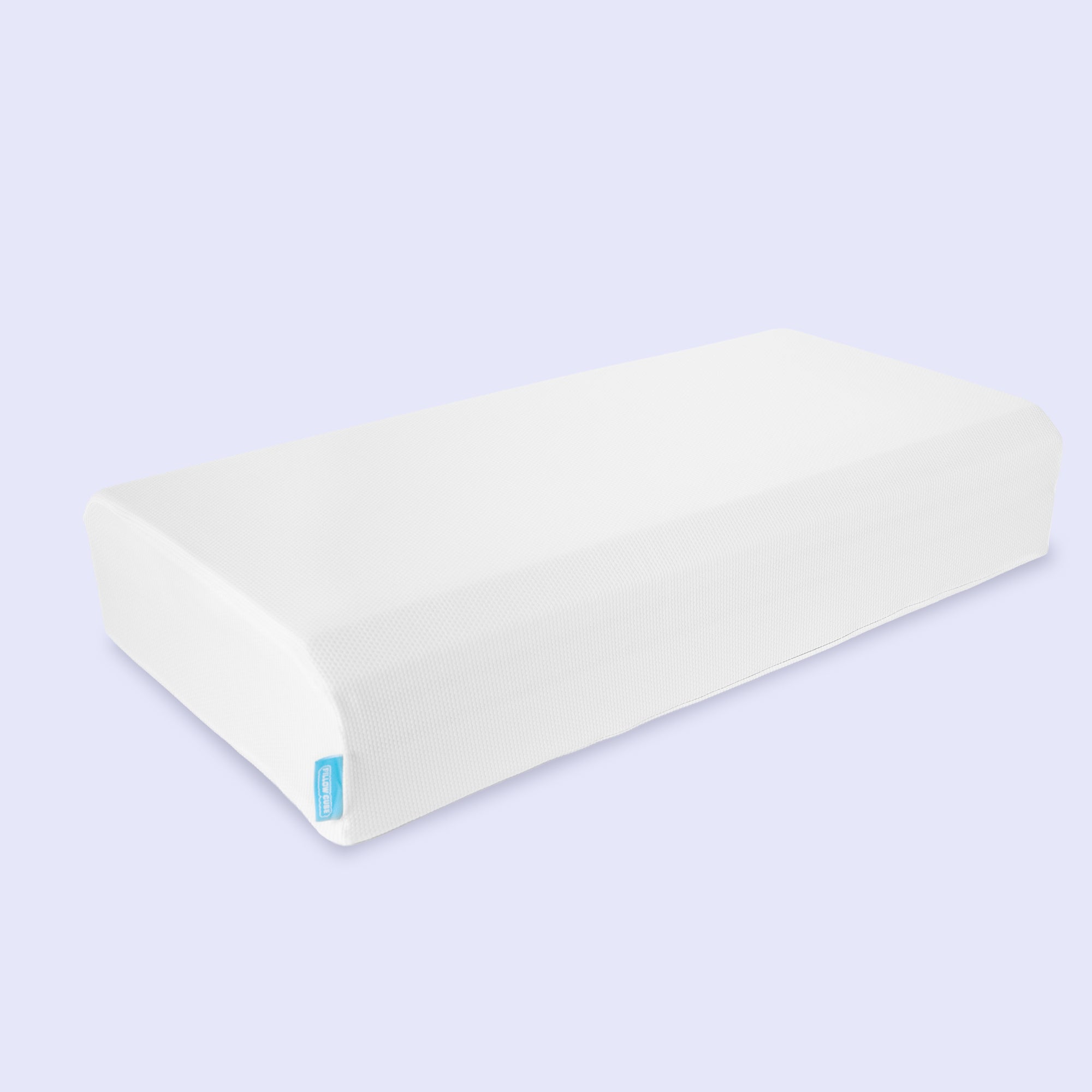 Pillow Cube Side Cube Riser Deluxe Pillow with Pillow Cover in White