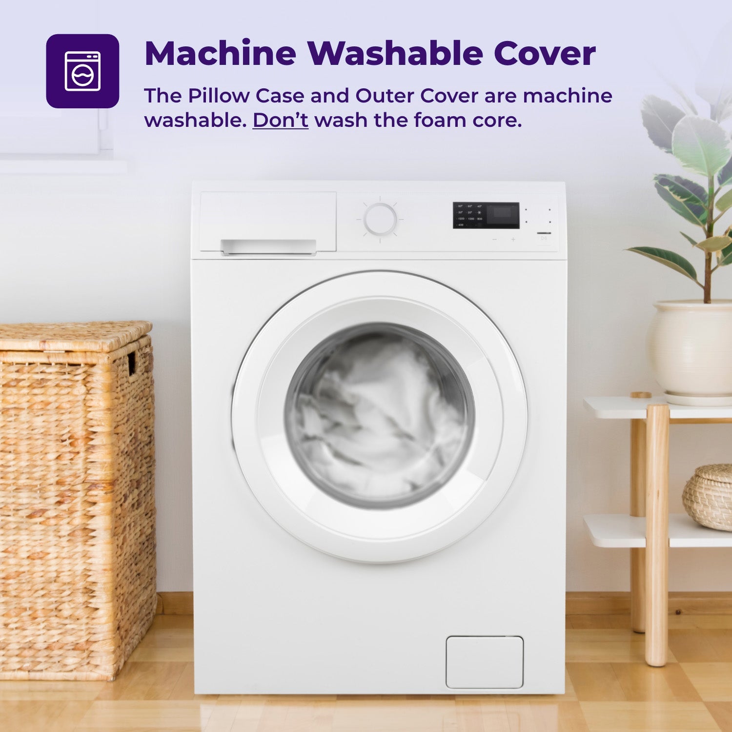 Pillow Cube : Side Cube Riser - Machine Washable Cover