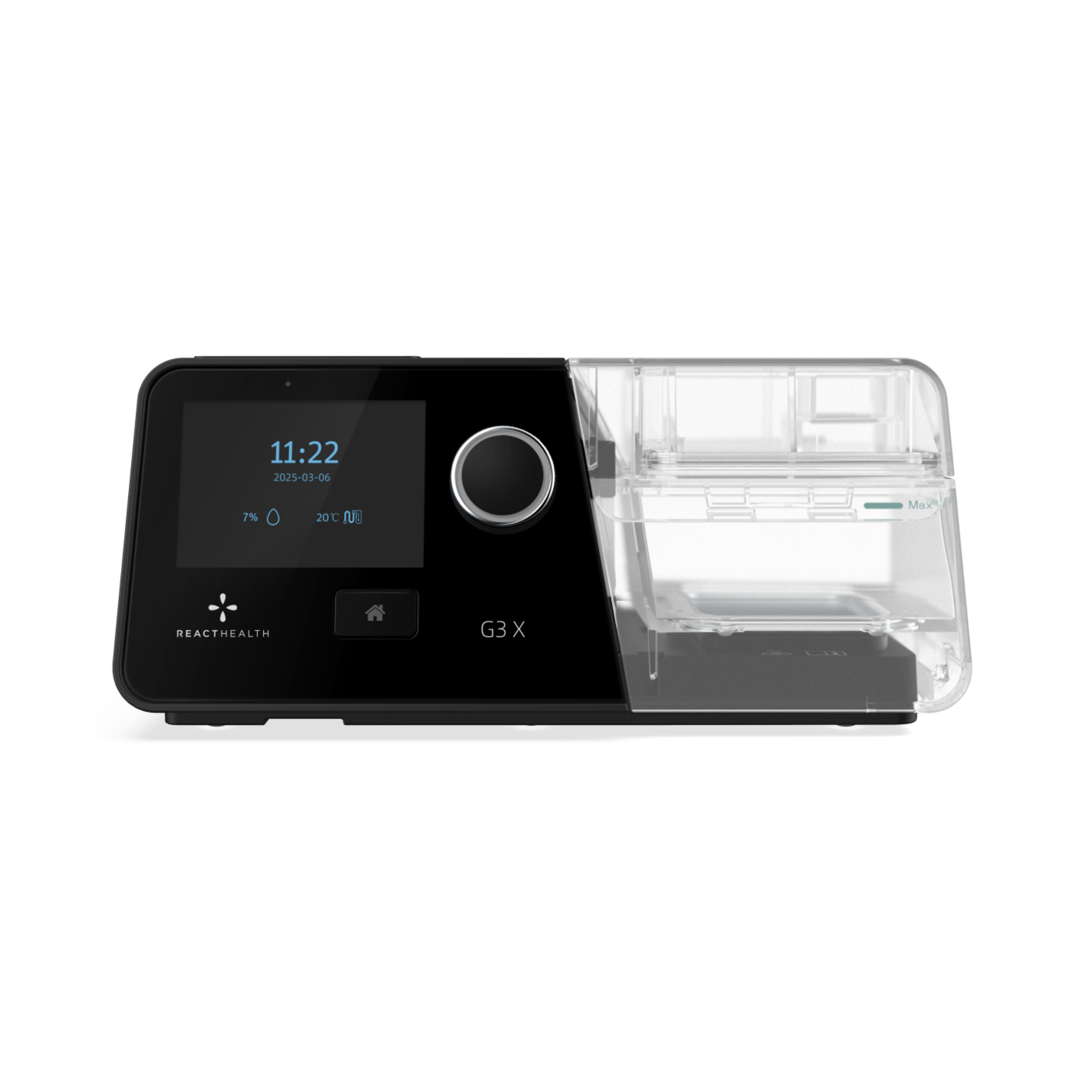 React Health Luna G3-X Auto CPAP Machine - Front View