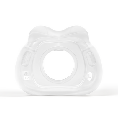 Front view of ResMed AirFit F40 replacement full-face cushion seal in size large