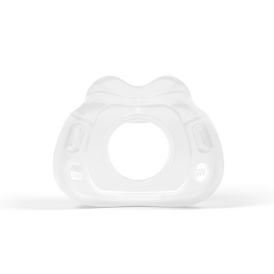 Front view of ResMed AirFit F40 replacement full-face cushion seal in size small-wide