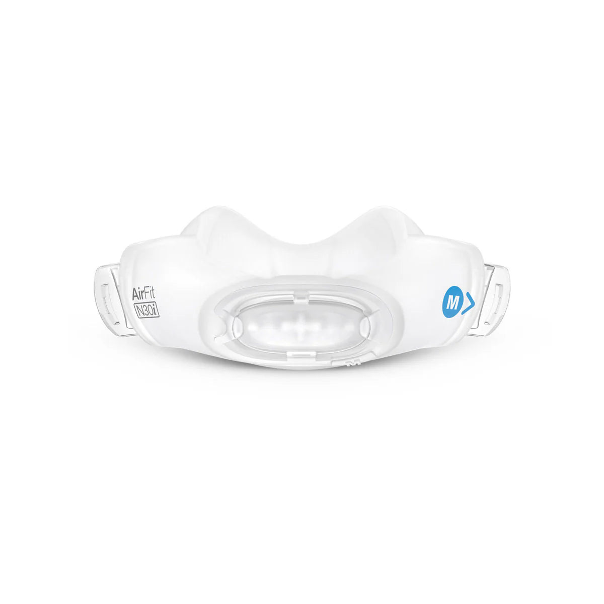 ResMed AirFit N30i nasal cradle cushion replacement in size medium with blue color coding