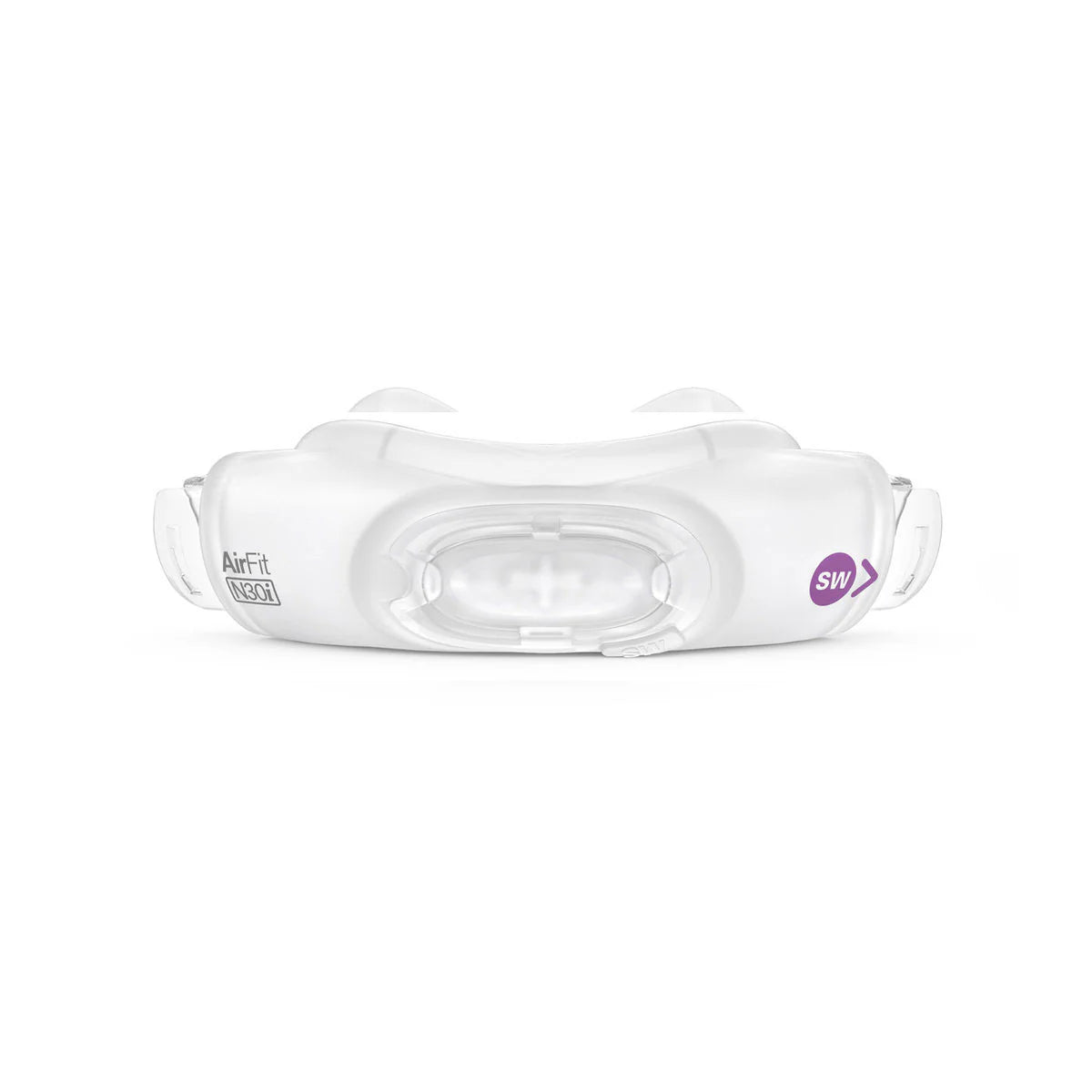 ResMed AirFit N30i nasal cradle cushion replacement in size small wide with purple color coding