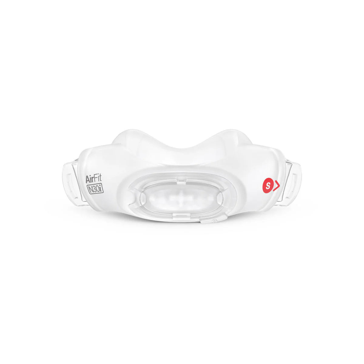ResMed AirFit N30i nasal cradle cushion replacement in size small with red color coding
