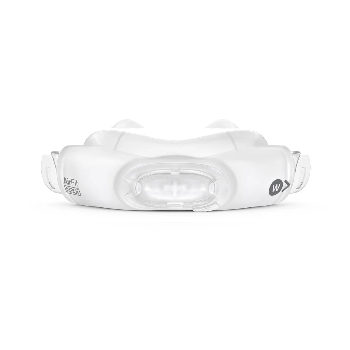 ResMed AirFit N30i nasal cradle cushion replacement in size wide with gray color coding