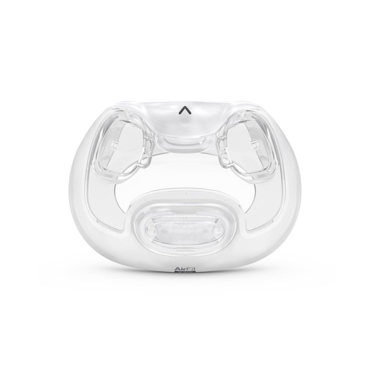 Close-up view of ResMed AirFit X30i oral full-face cushion with nasal cradle openings