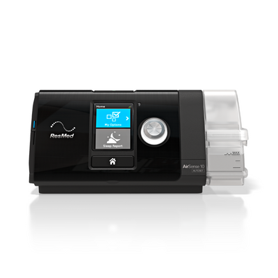 Resmed AirSense 10 AutoSet CPAP machine with HumidAir humidifier and ClimateLineAir heated tube