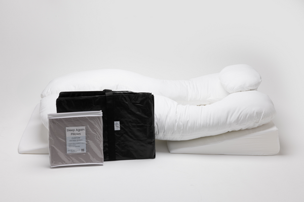 Sleep Again Pillow System complete multi-piece ergonomic post-surgery sleep support bundle