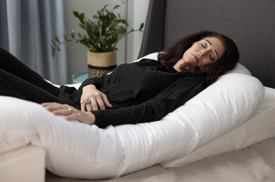 Sleep Again Pillow System - Woman Sleeping Full