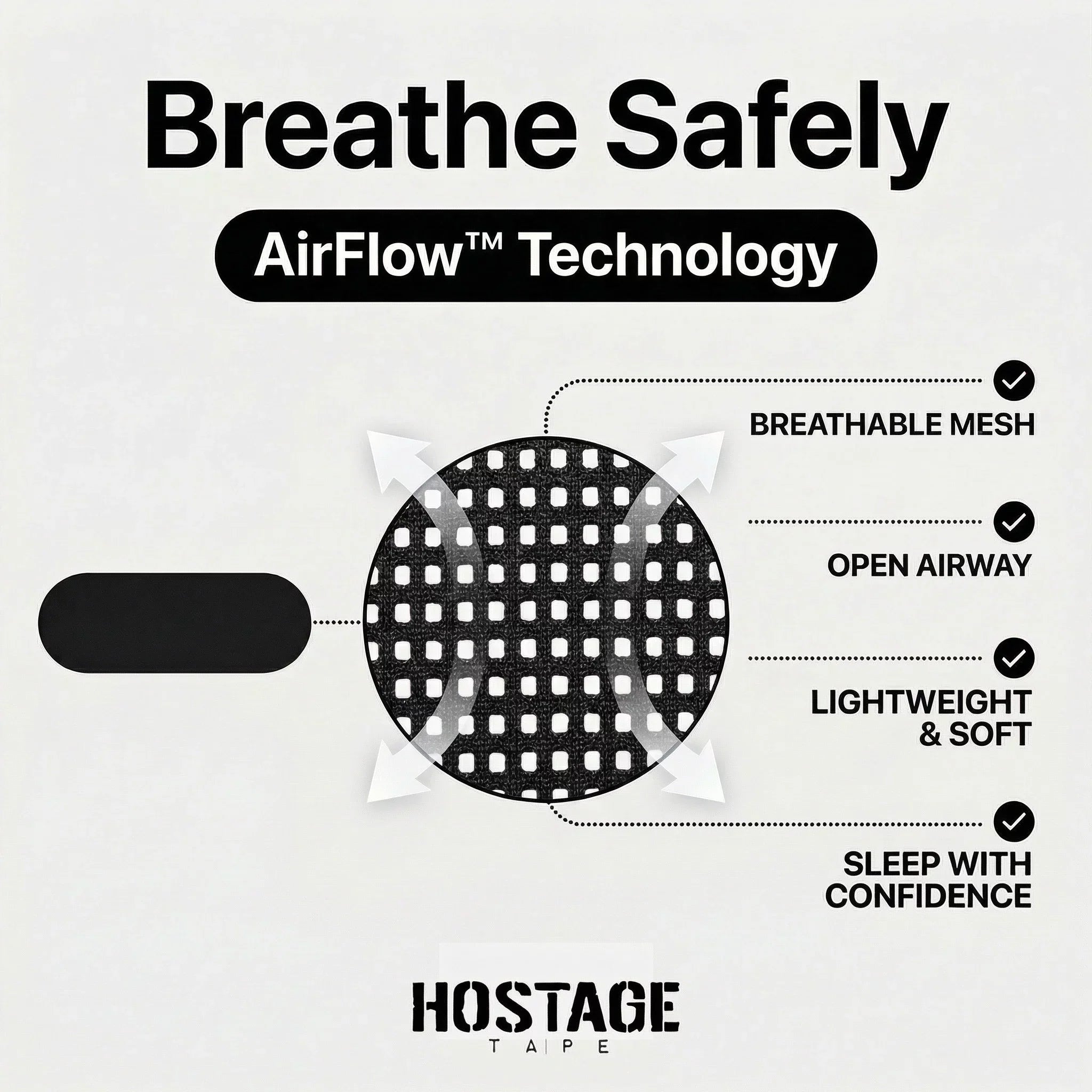 Hostage Mouth Tape - Heartstrong Sleep