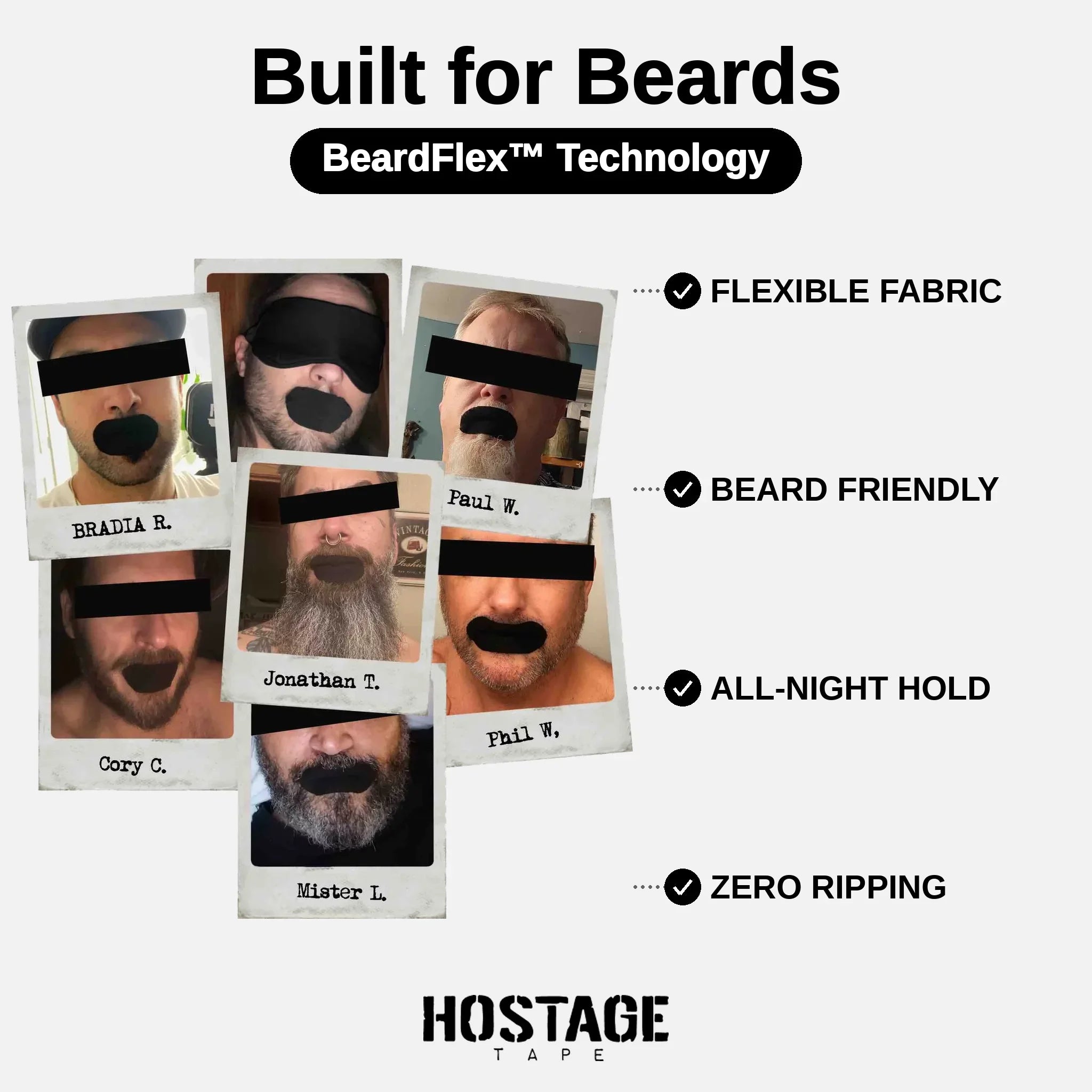 Hostage Mouth Tape - Heartstrong Sleep