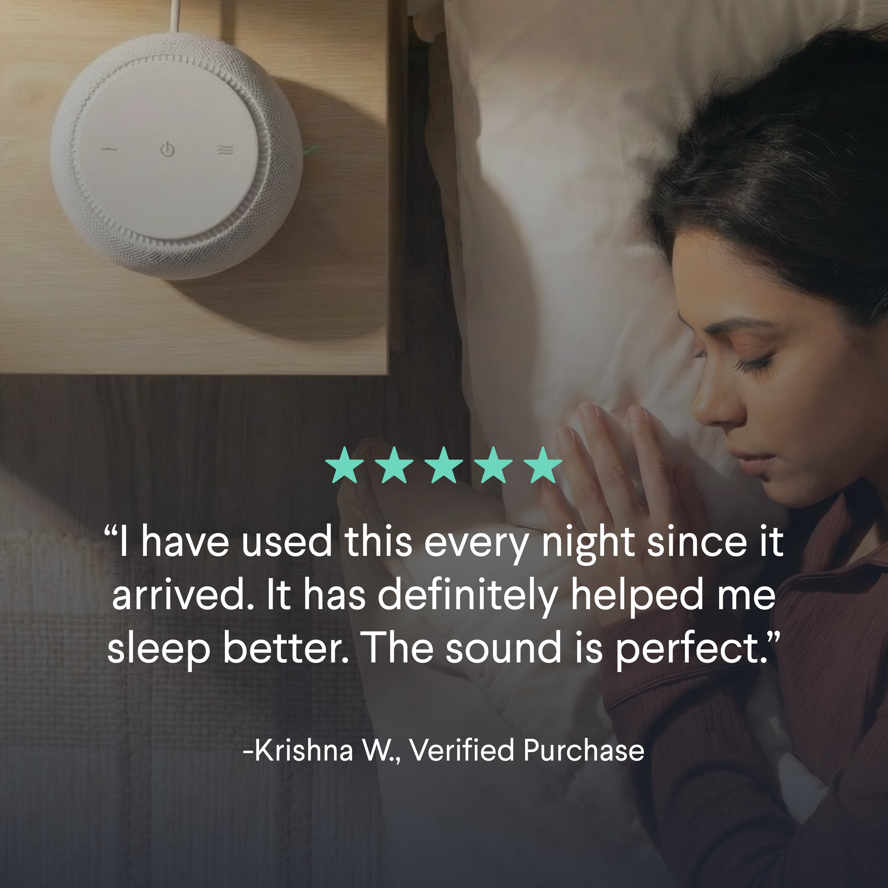 SNOOZ Pro : Smart White Noise Sound Machine - Heartstrong Sleep