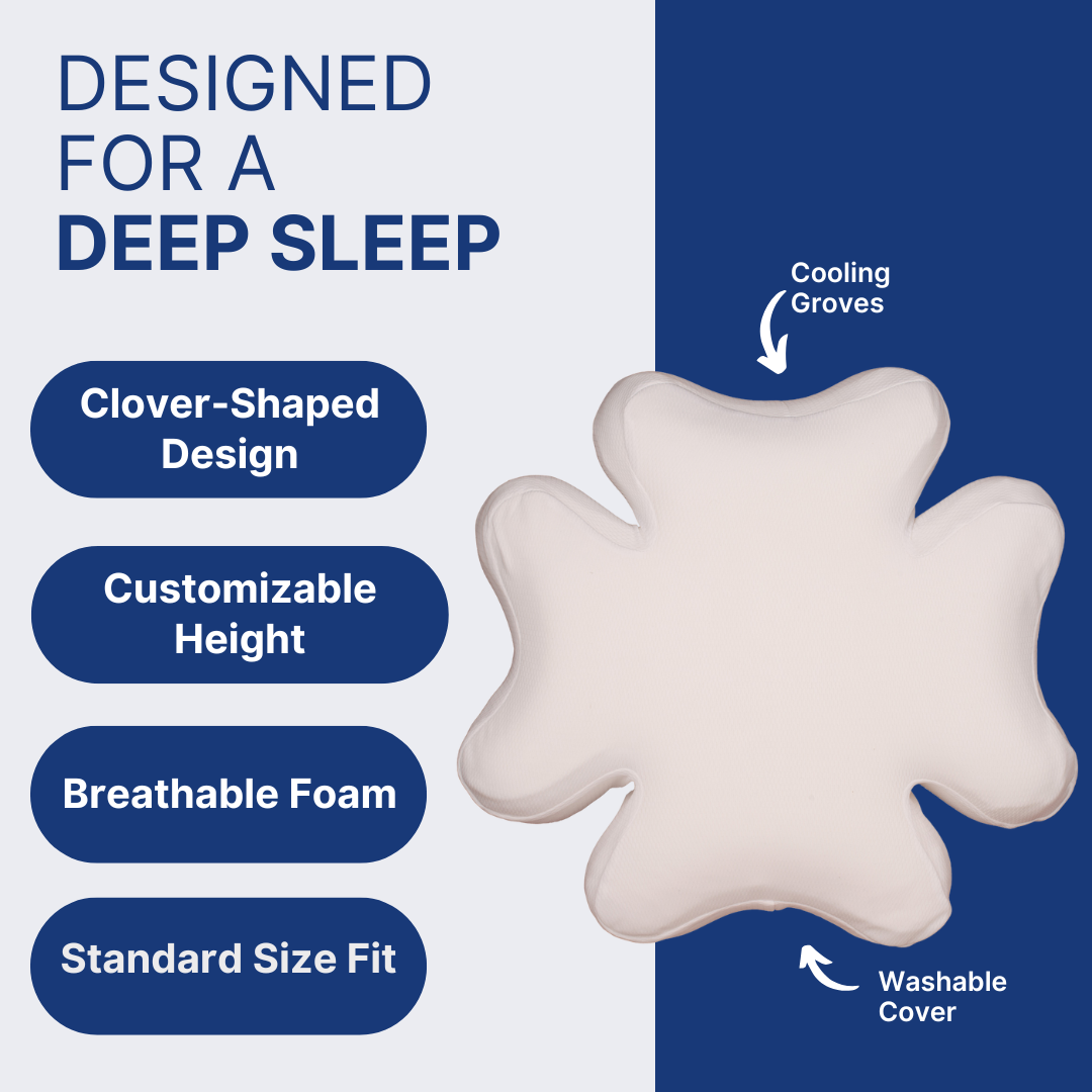 Snugell Ergonomic CPAP Pillow - Designed for Deep Sleep
