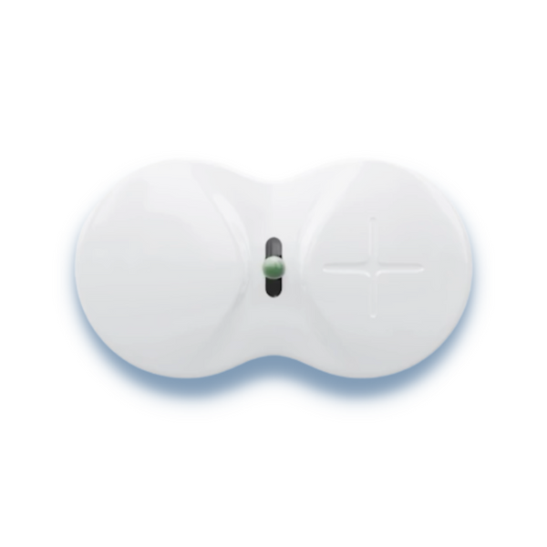 Sunrise Home Sleep Test Sensor. Worn on your chin for collecting sleep data.