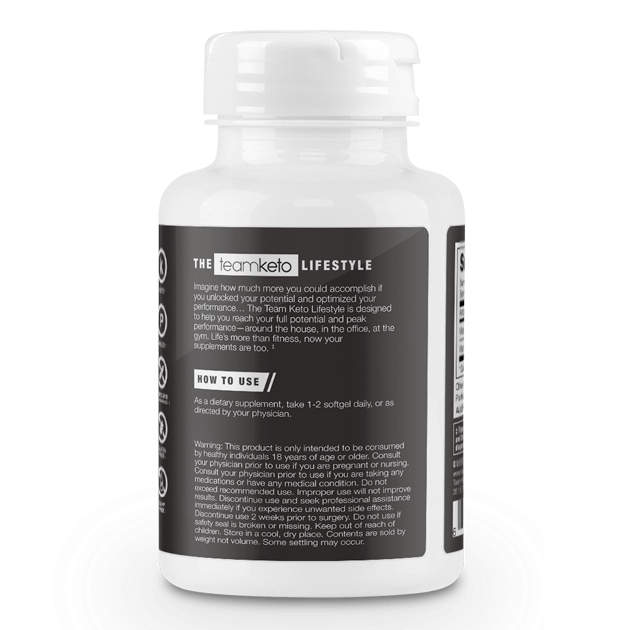 TeamKeto K2 & D3 Vitamin - Directions