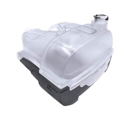 Top view of CSpring MK3 automatic water chamber lid installed on ResMed AirSense 11