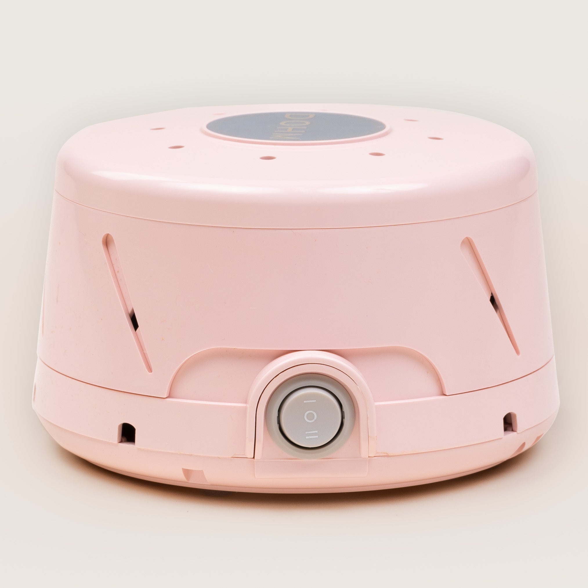 Yogasleep Dohm Classic natural fan-based white noise sound machine in soft pink